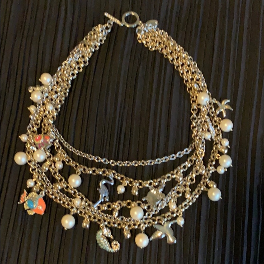 Sea life charm necklace